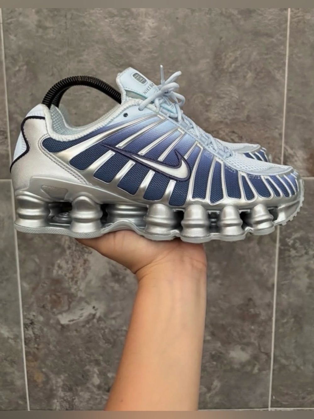 Nike Shox 💅🔥 TL Fade ICED BLUE Athletic Sneaker Shoes IH1336-403 Wmns 8.5 9 - Picture 9 of 15